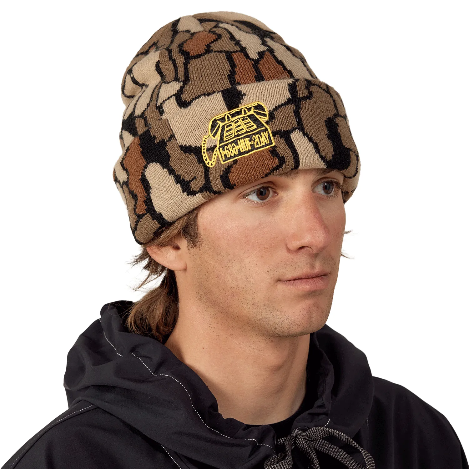 686 Men's Huf Beanie Huf Bark Print