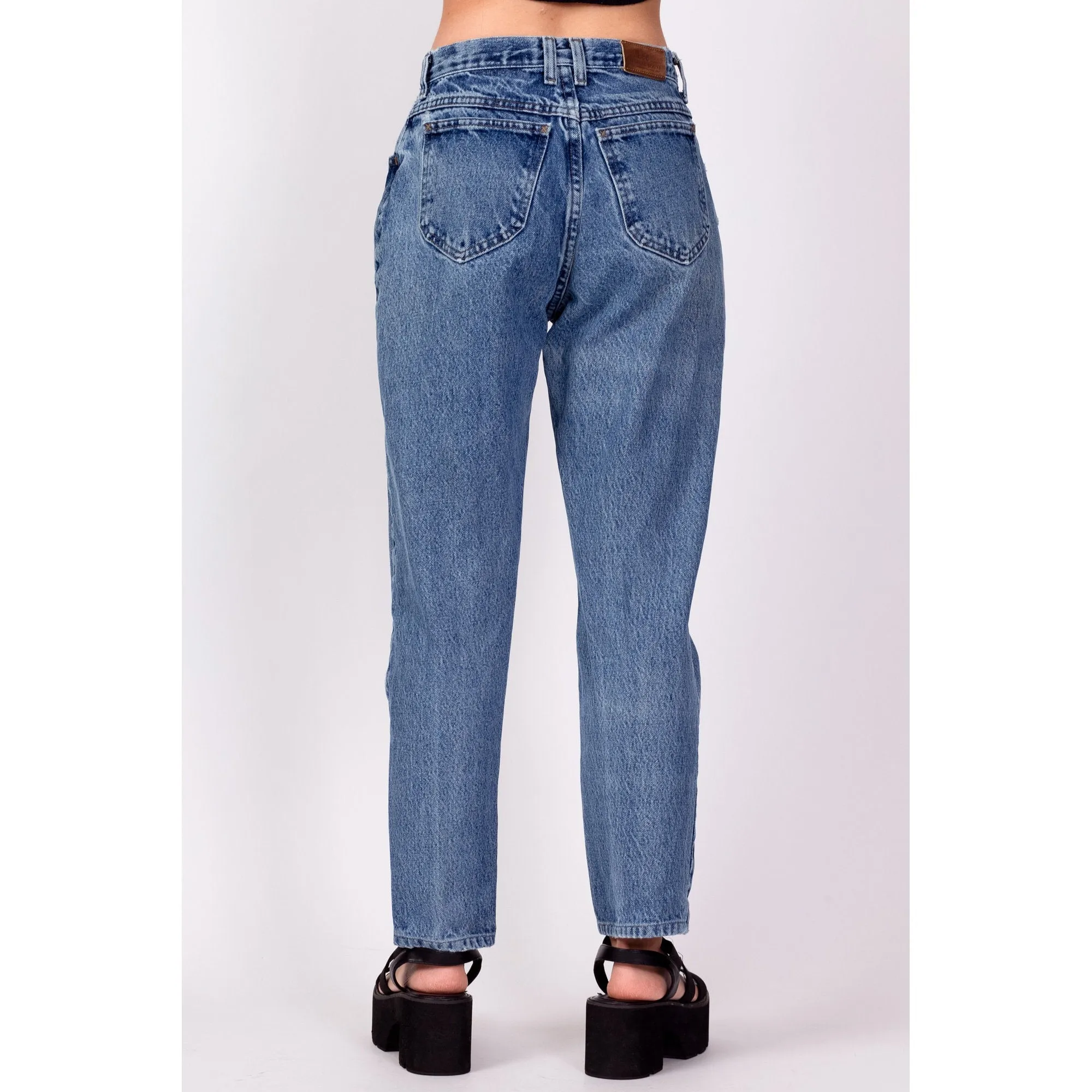 80s Lee Acid Wash High Waisted Mom Jeans - XS to Petite Small, 25"