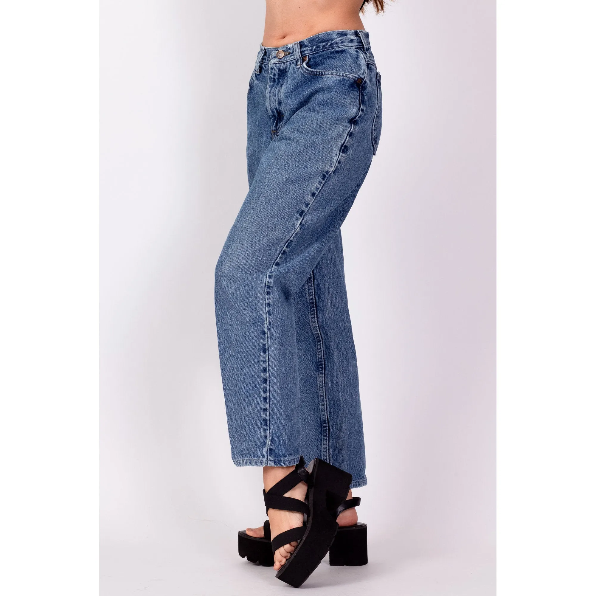 80s Lee Acid Wash High Waisted Mom Jeans - XS to Petite Small, 25"