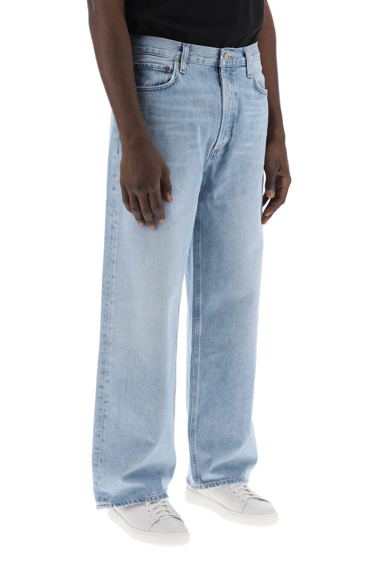 Agolde Baggy Slung Jeans Blue