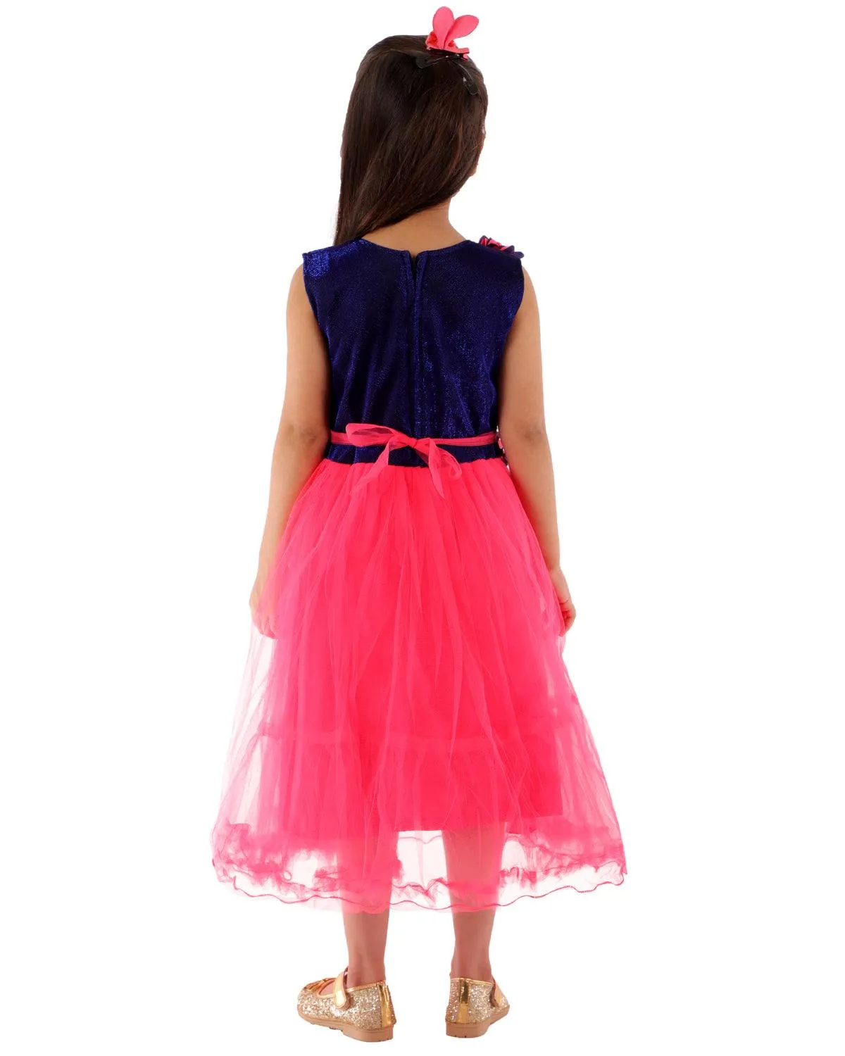 Ahhaaaa Kids A-Line Mini Gown Dress for Girls