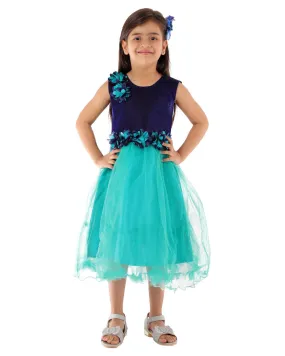 Ahhaaaa Kids A-Line Mini Gown Dress for Girls