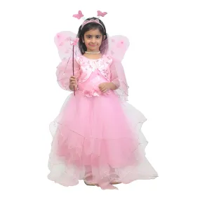 Ahhaaaa Kids Cotton A-Line Maxi Dress/Angel Pari Dress/Christmas Gown