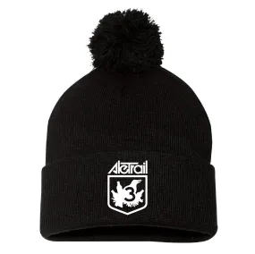 Ale Trail Pom Pom Beanie with Embroidery (E1003-SP15)