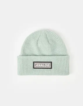 Analog Cuff Beanie - Aqua Grey