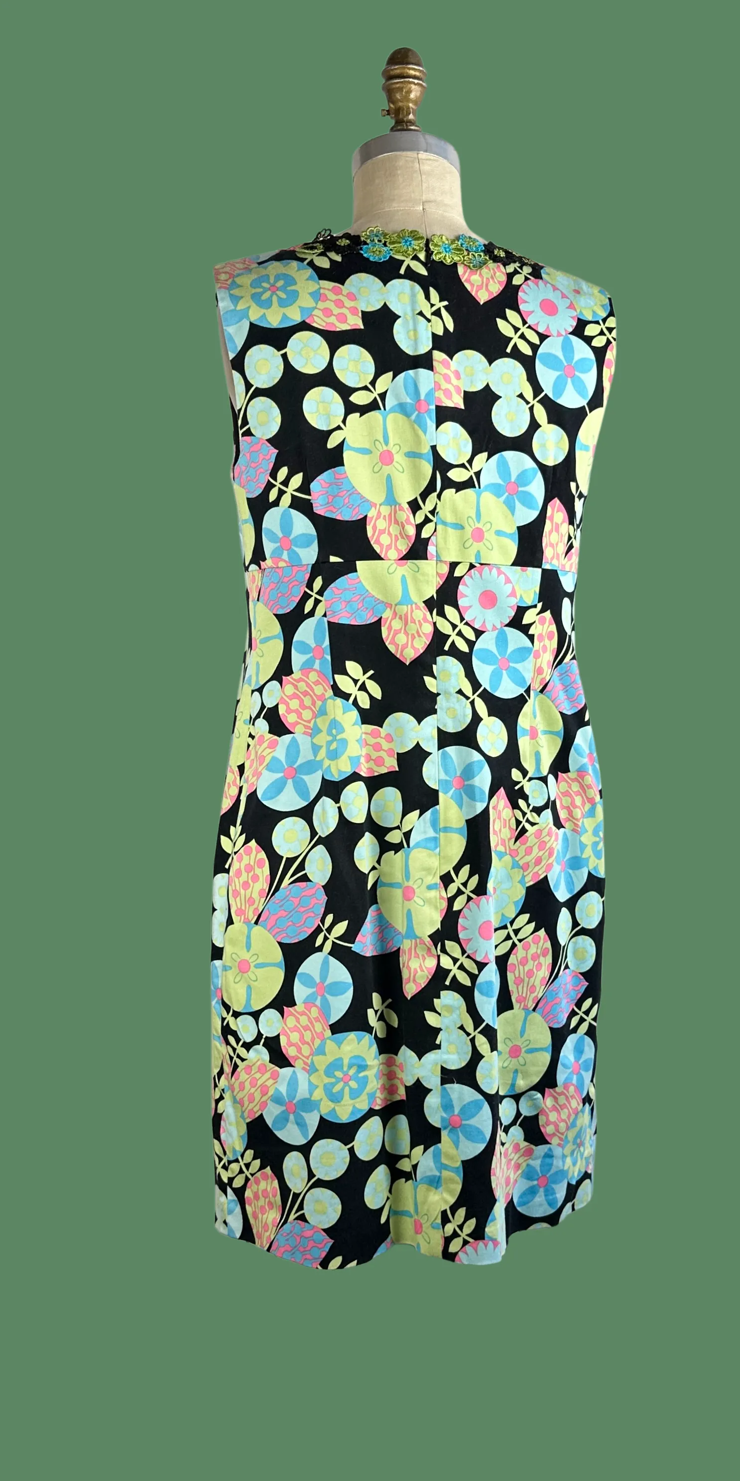 ANNA SUI 90s Flower Power Dress • Medium