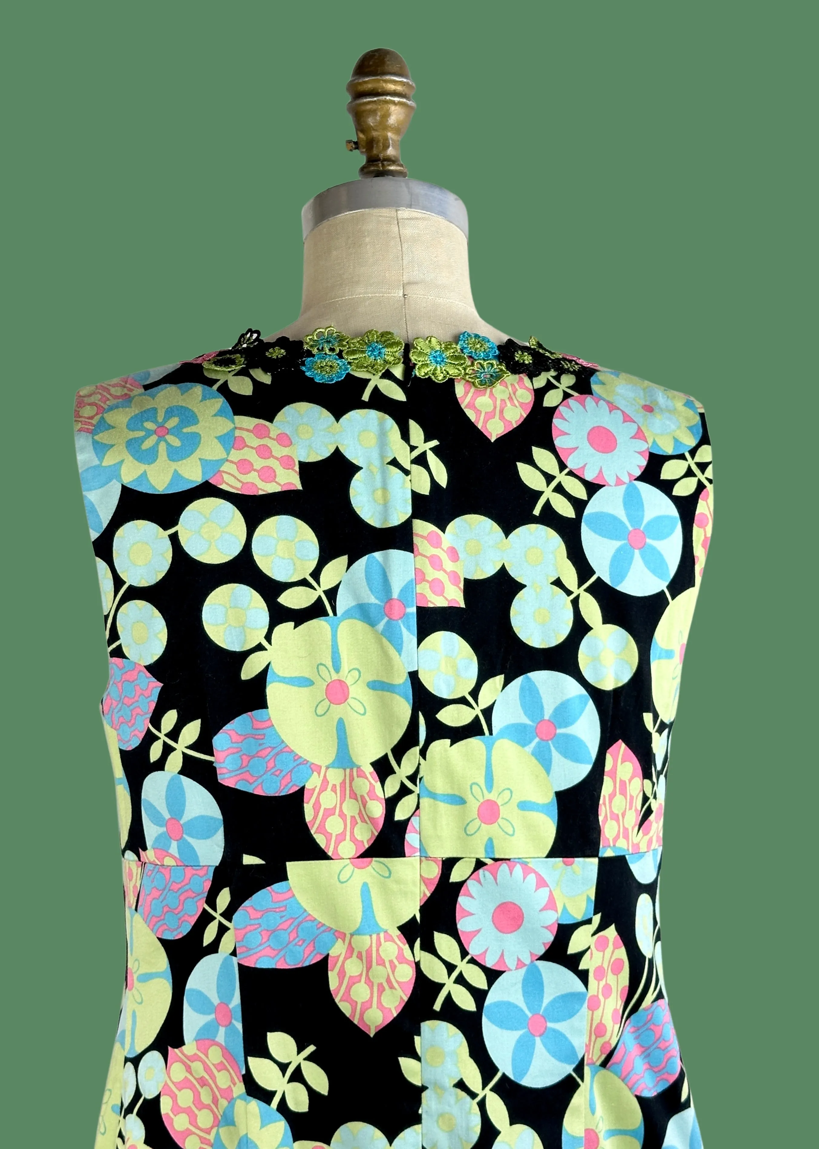 ANNA SUI 90s Flower Power Dress • Medium