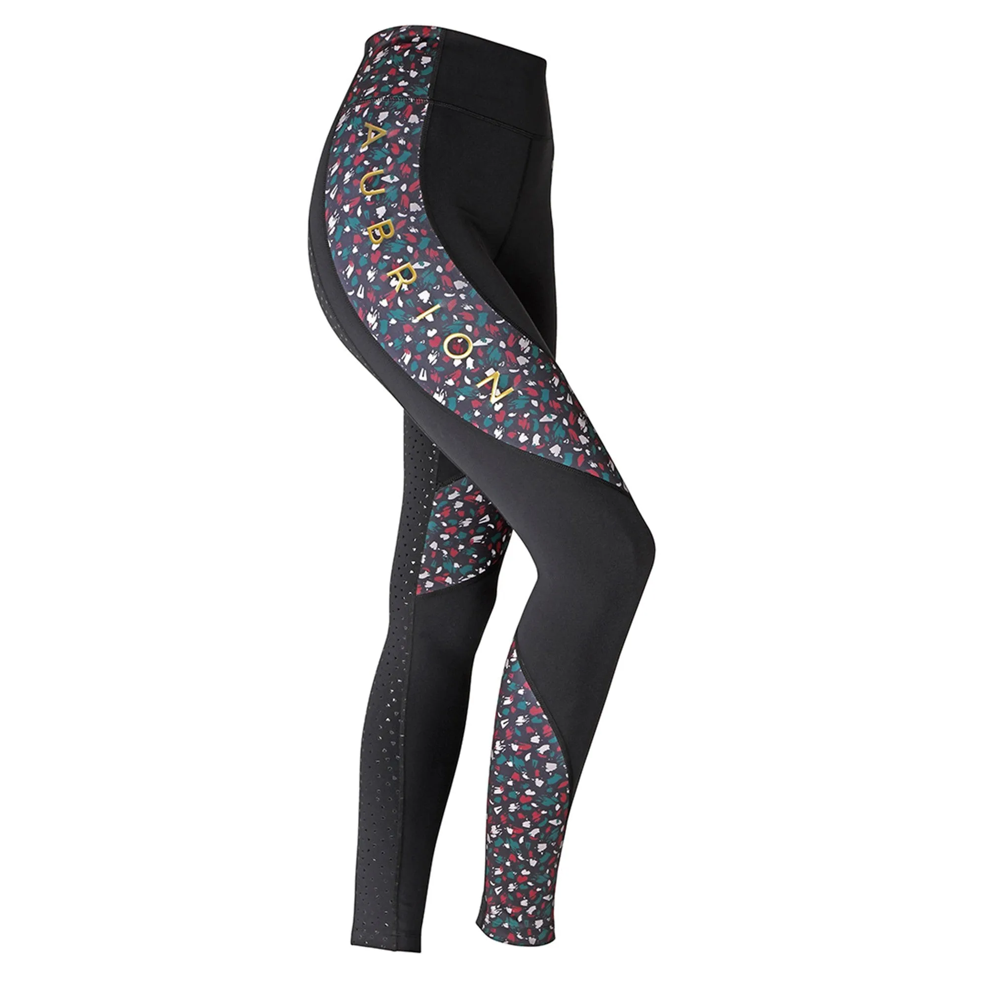 Aubrion Ladies Broadway Riding Tights - Brush Stroke