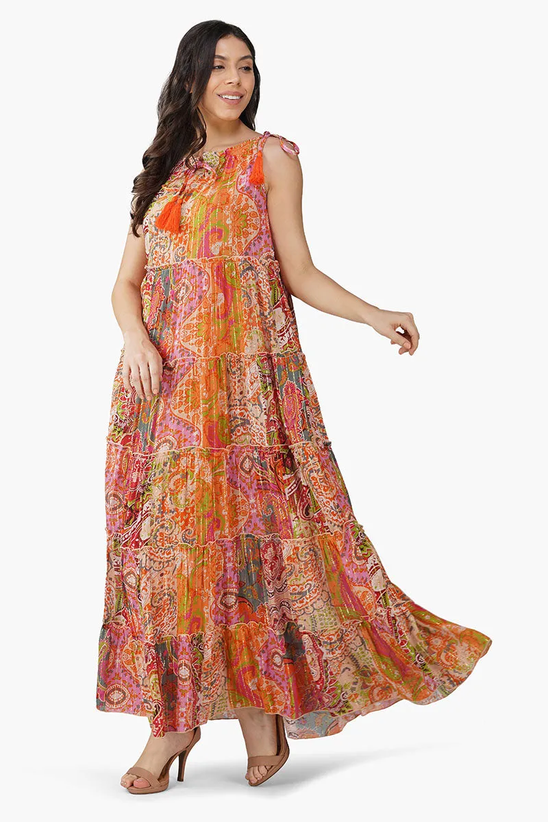 Barbara Printed Maxi Dress