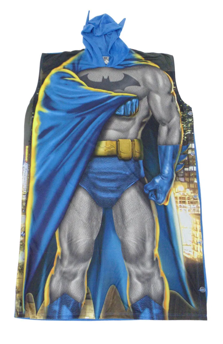 Batman and Robin Poncho Costume Lounge wear Dynamic Duo -Closeout