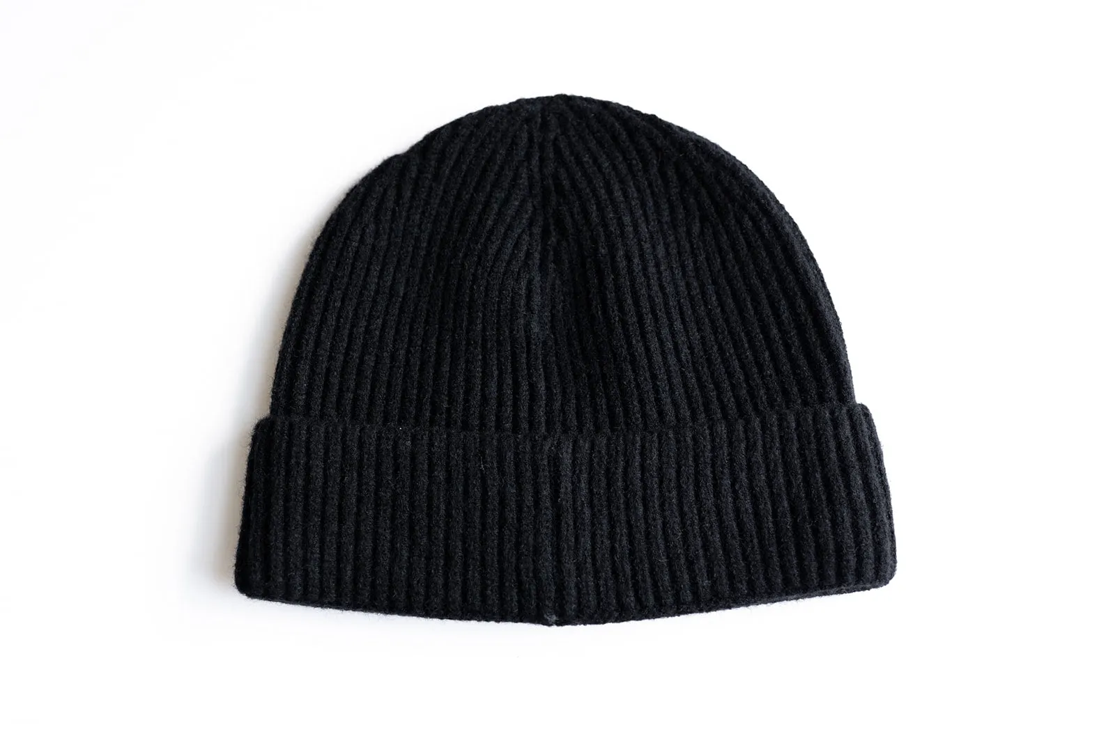 Black Smiley Beanie