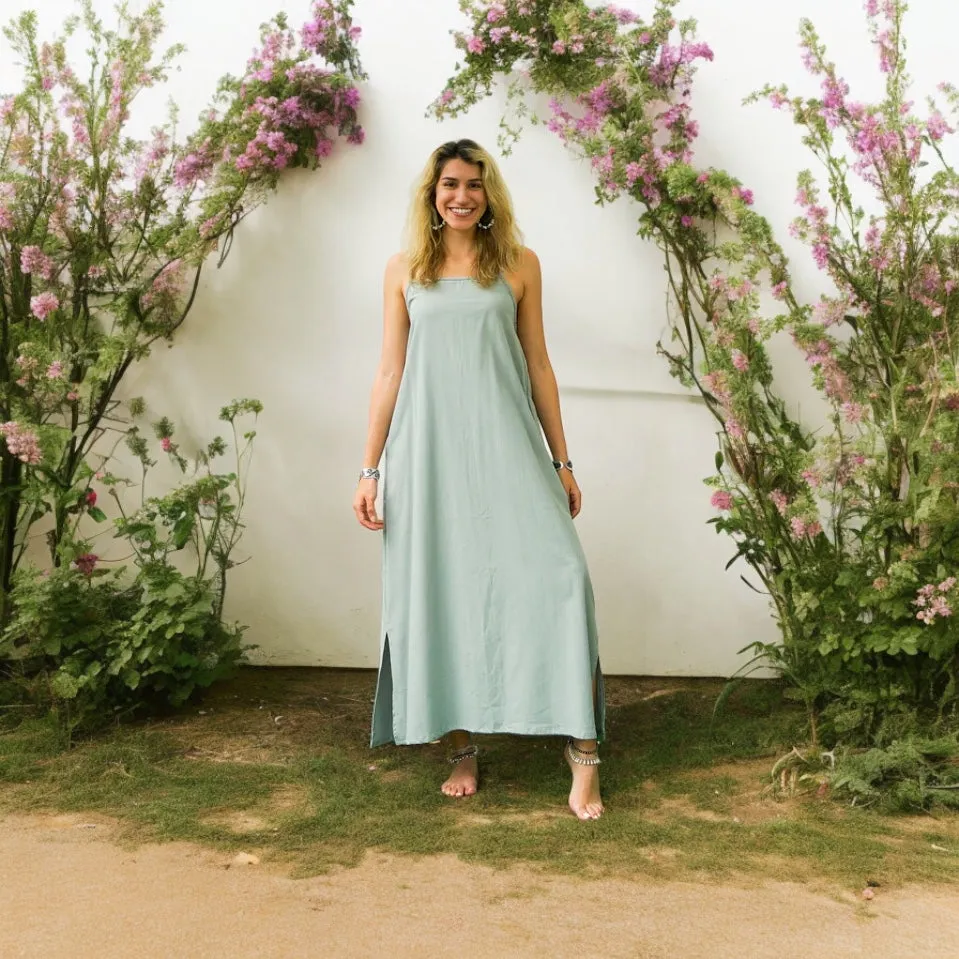 Blue Cotton Boho SunDress