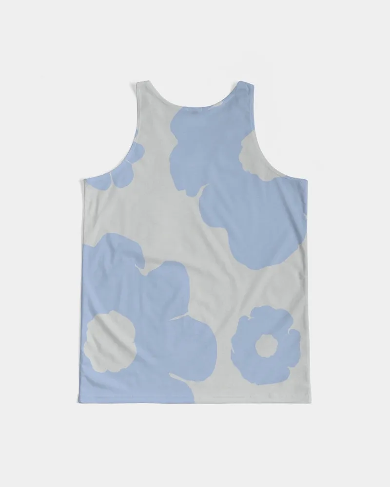 Blue Serenity Flowers Men's Tank