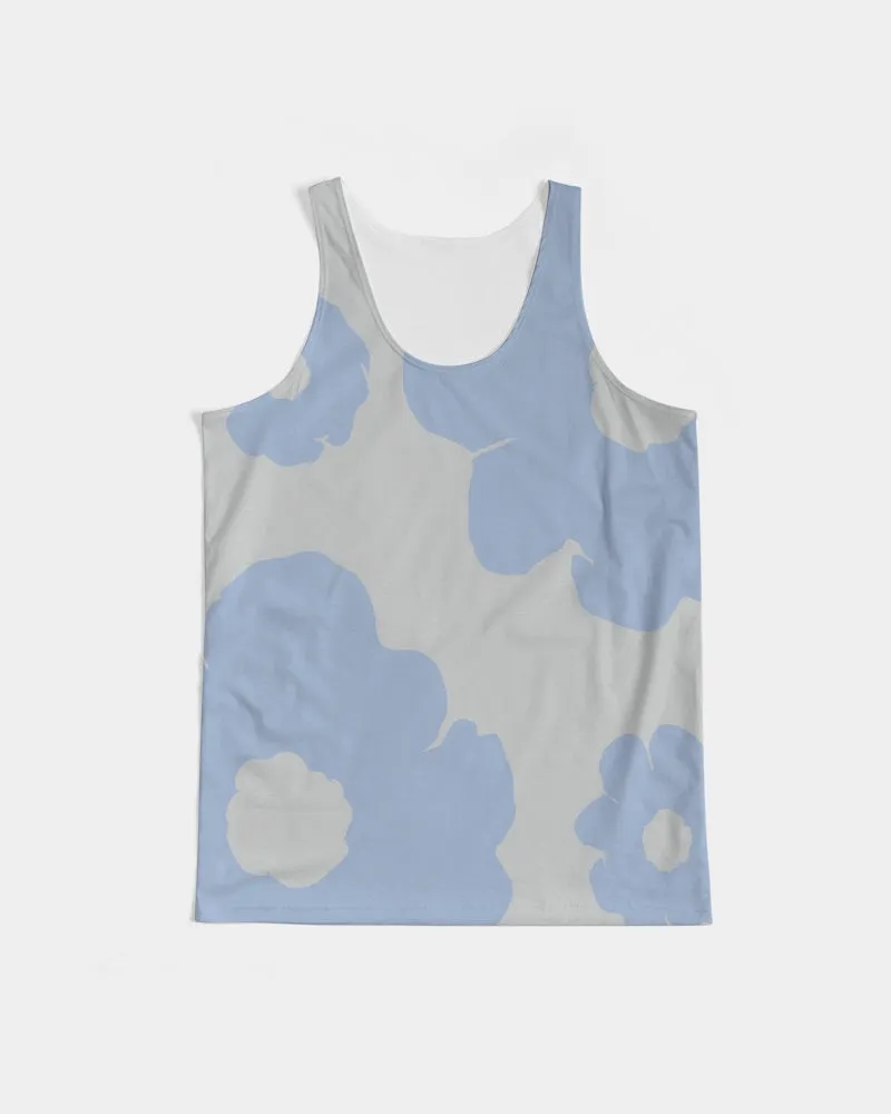 Blue Serenity Flowers Men's Tank