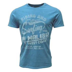 Bowery NYC, Riding and Surfing, T-Shirt, ibiza blue