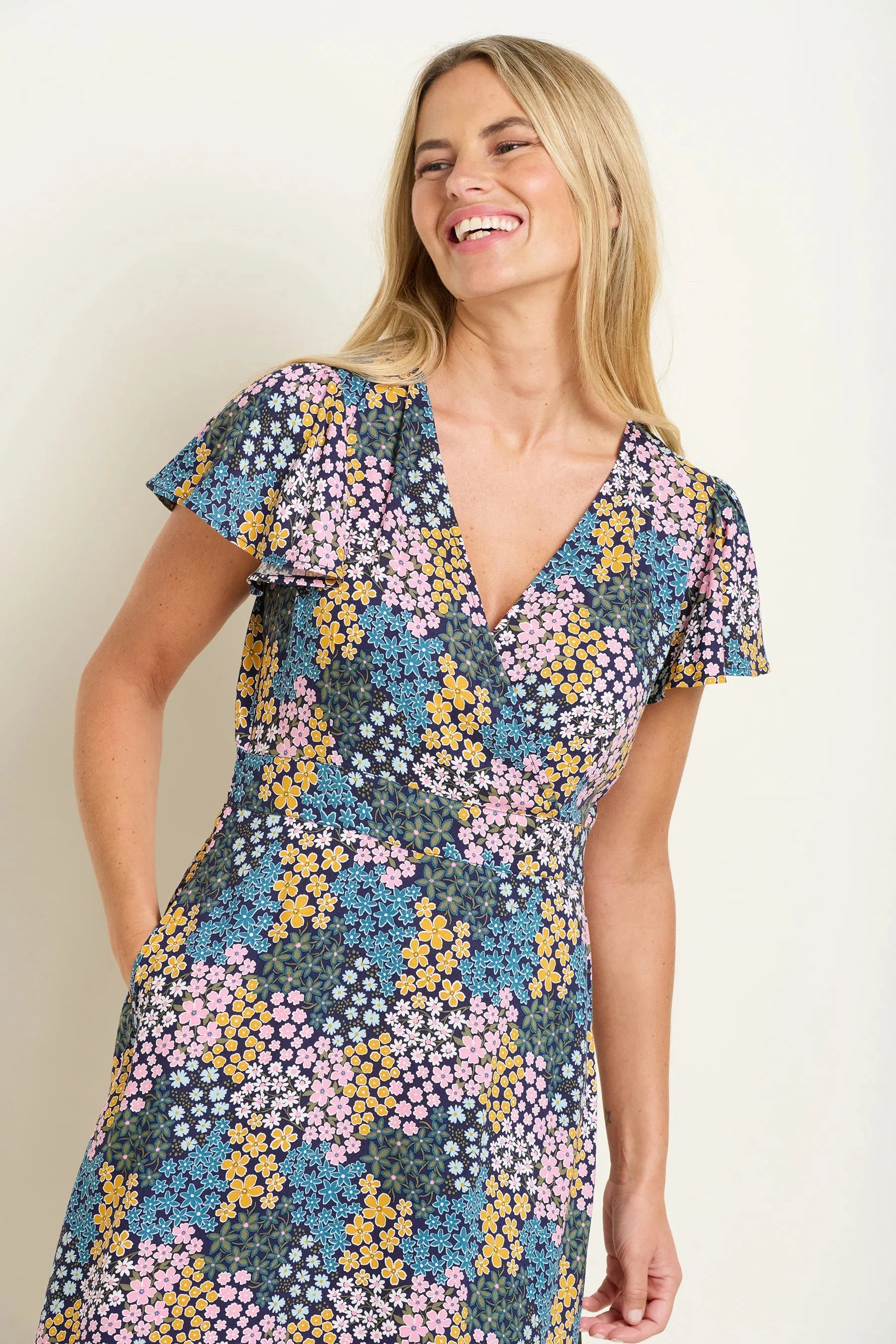 Brakeburn - Wildflower Meadow Wrap Dress