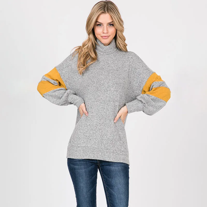 Bright Side Stripe Jumper Silver Grey