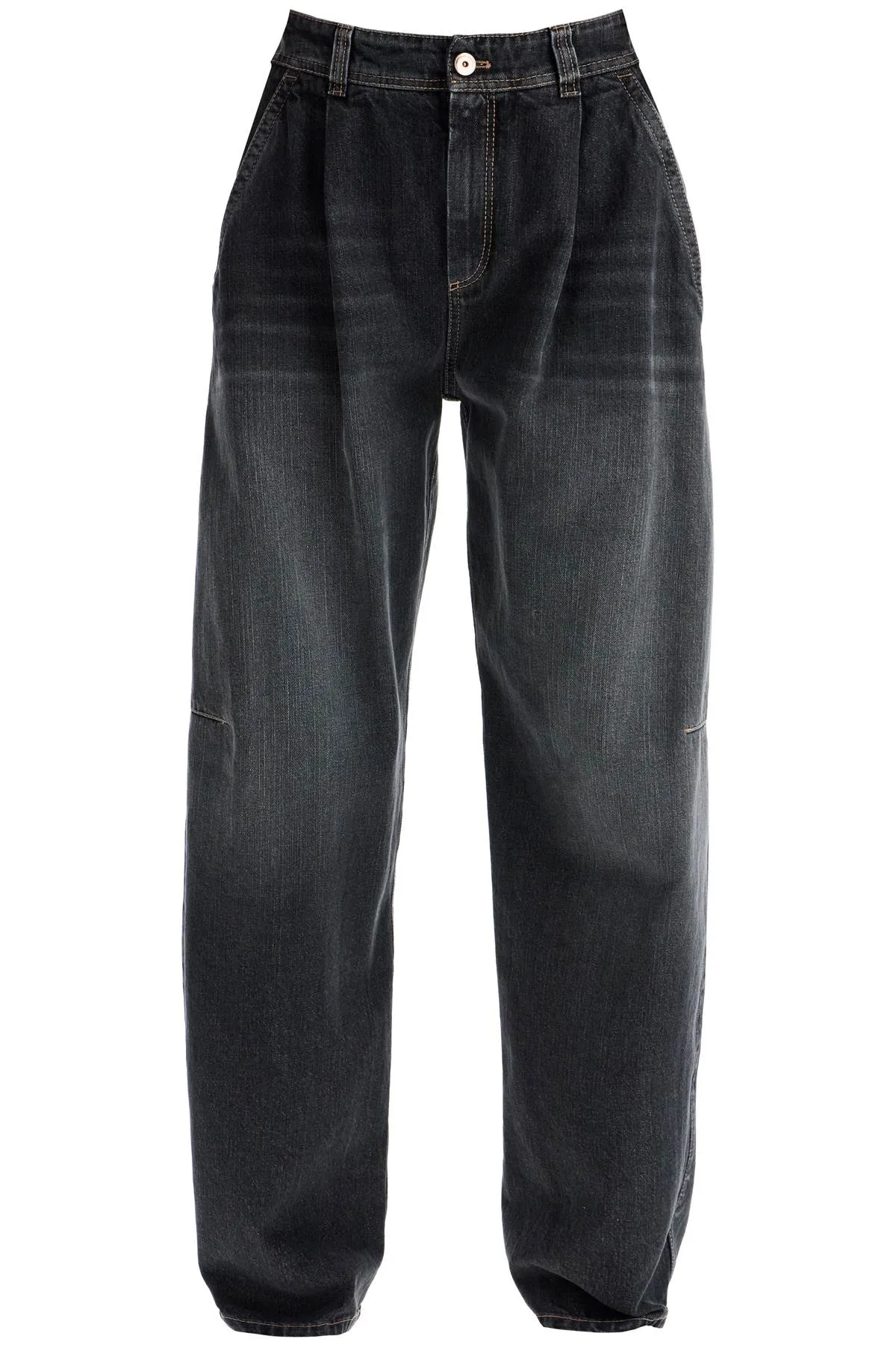 BRUNELLO CUCINELLI curved leg jeans for a