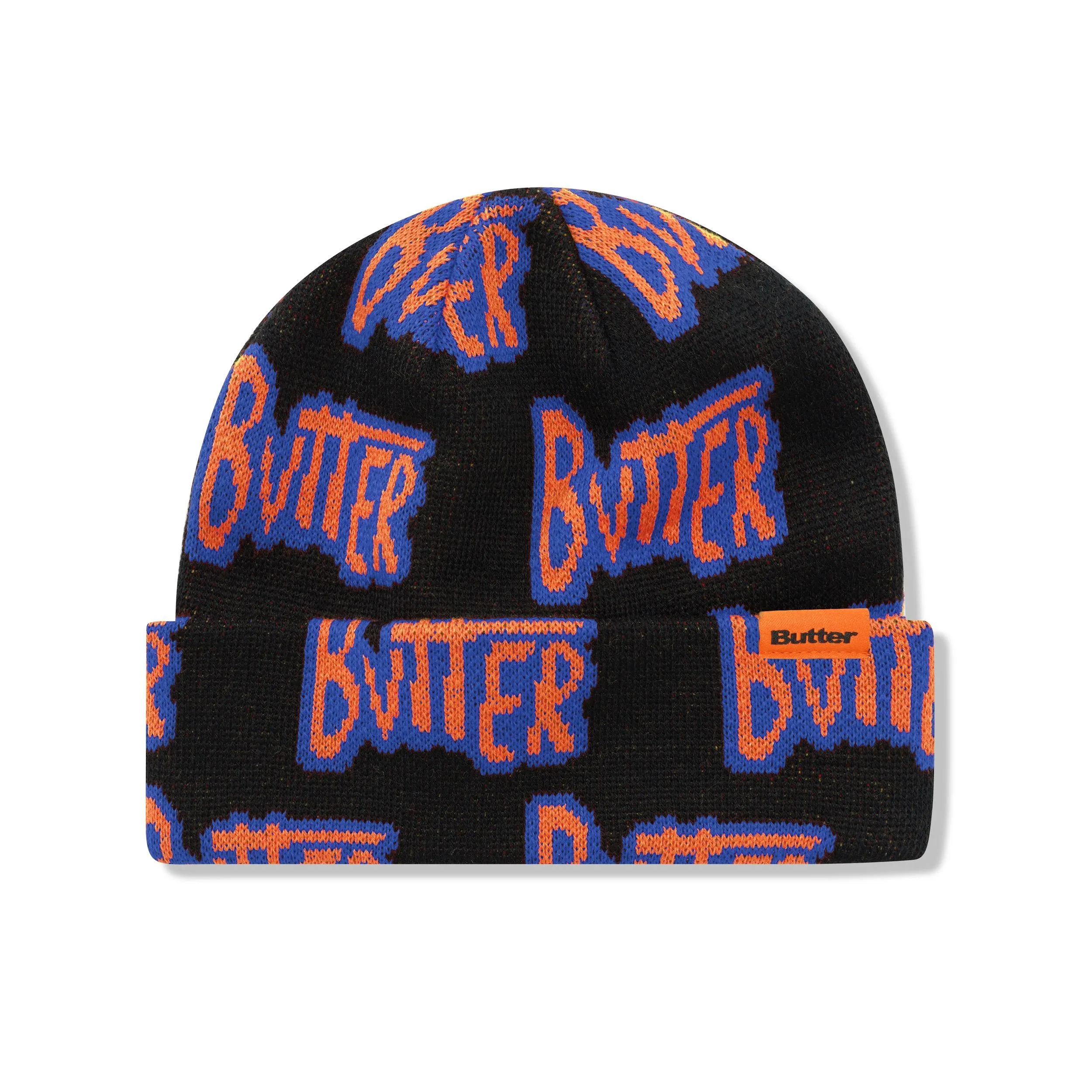 Butter Goods Sketch Cuff Beanie - Black