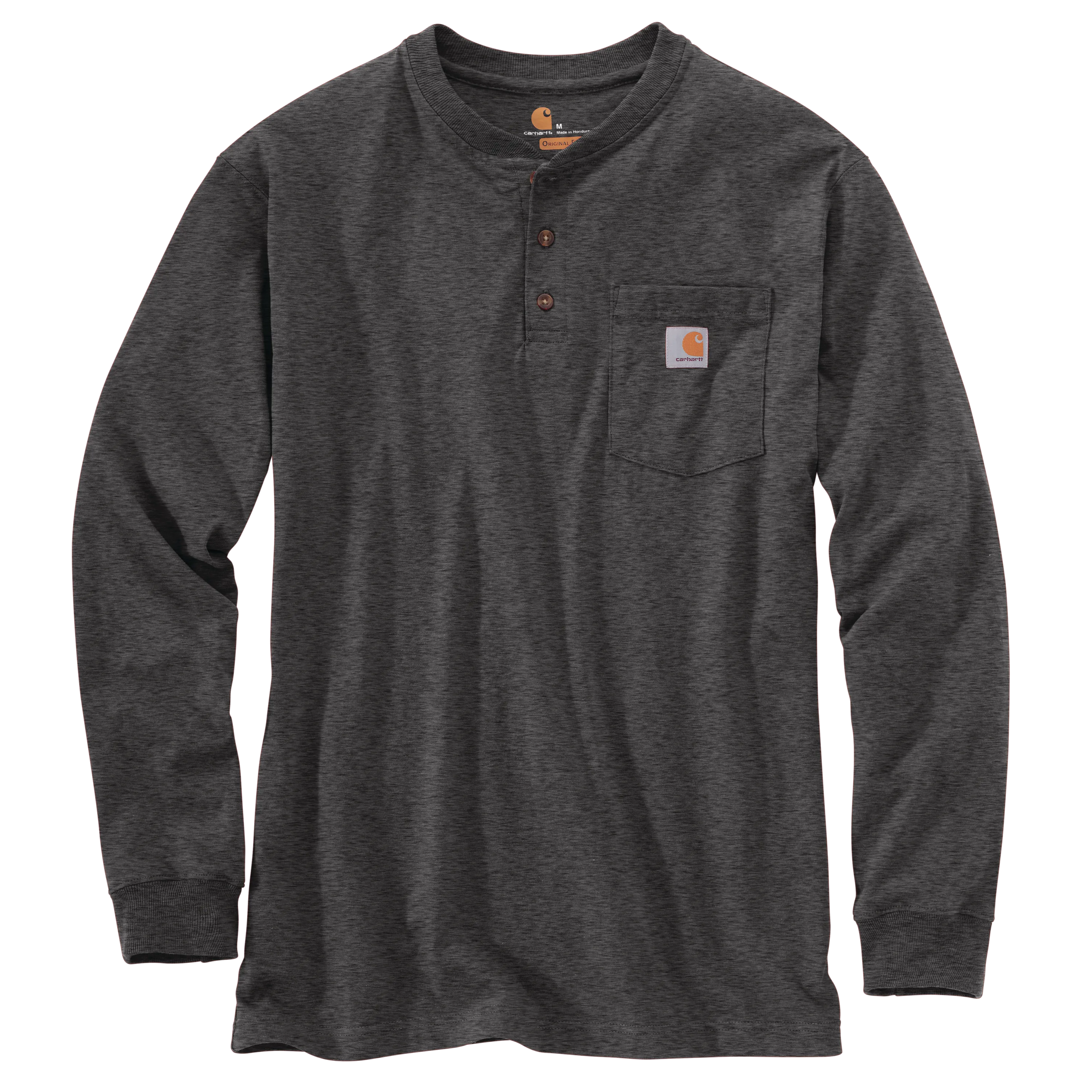 Carhartt Heavyweight Henley Pocket Long Sleeve - Mens