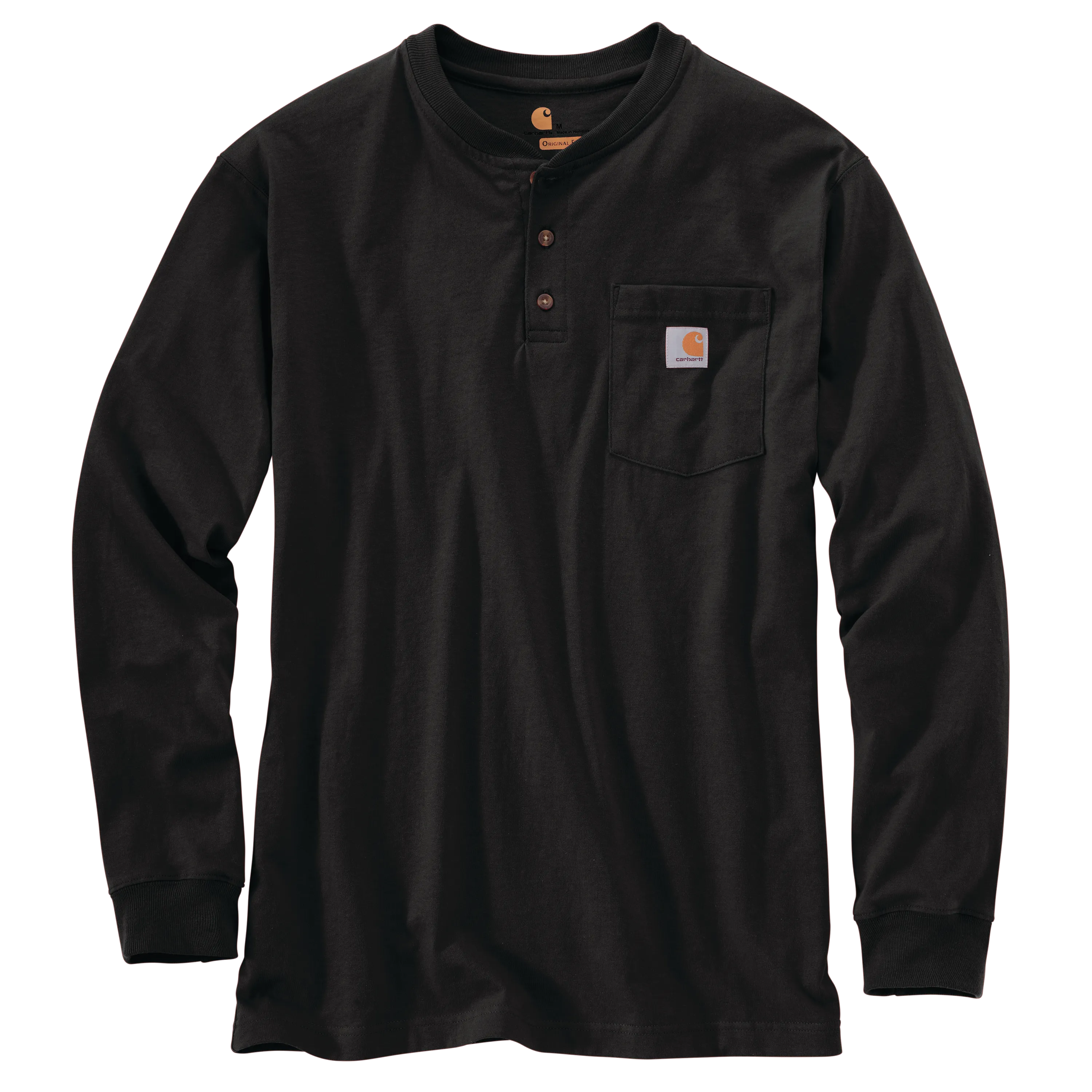 Carhartt Heavyweight Henley Pocket Long Sleeve - Mens