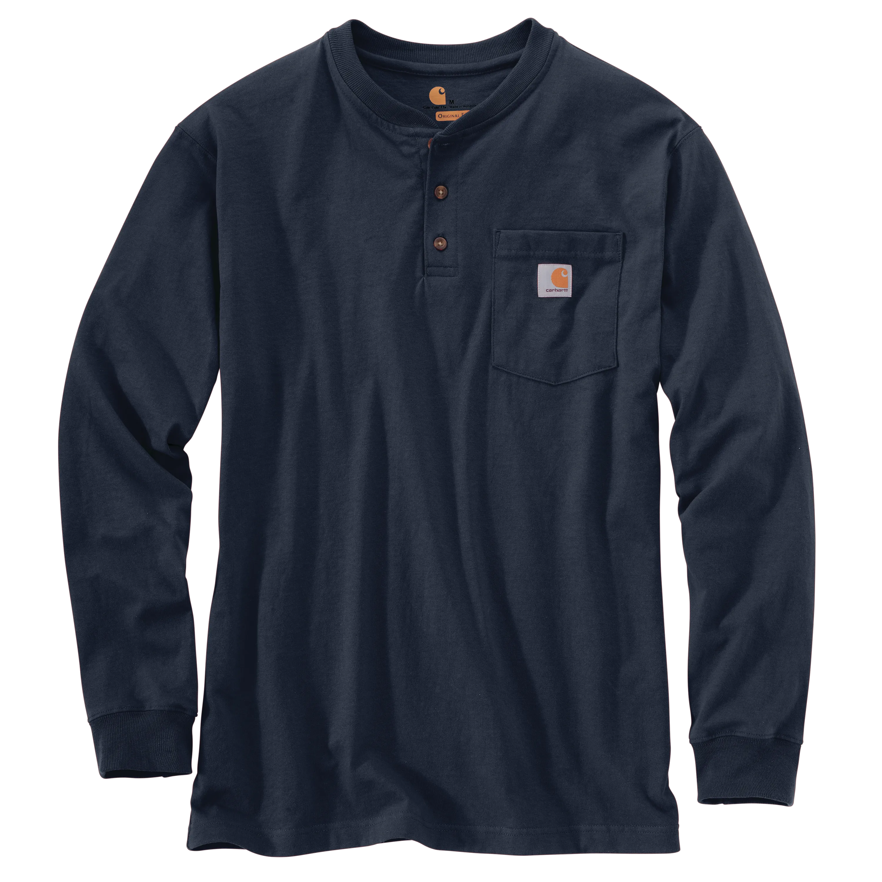 Carhartt Heavyweight Henley Pocket Long Sleeve - Mens