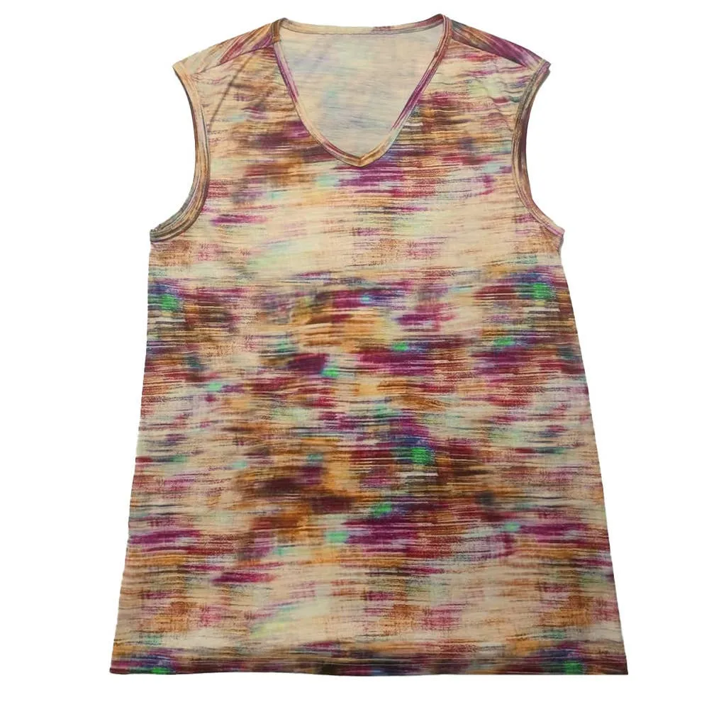 CASUAL ALL-IN-ONE PRINTED SLEEVELESS VEST_CWTBLSL0273