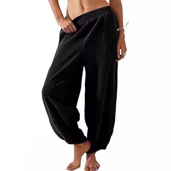 CASUAL BAGGY HAREM PANTS_CWBLP0730