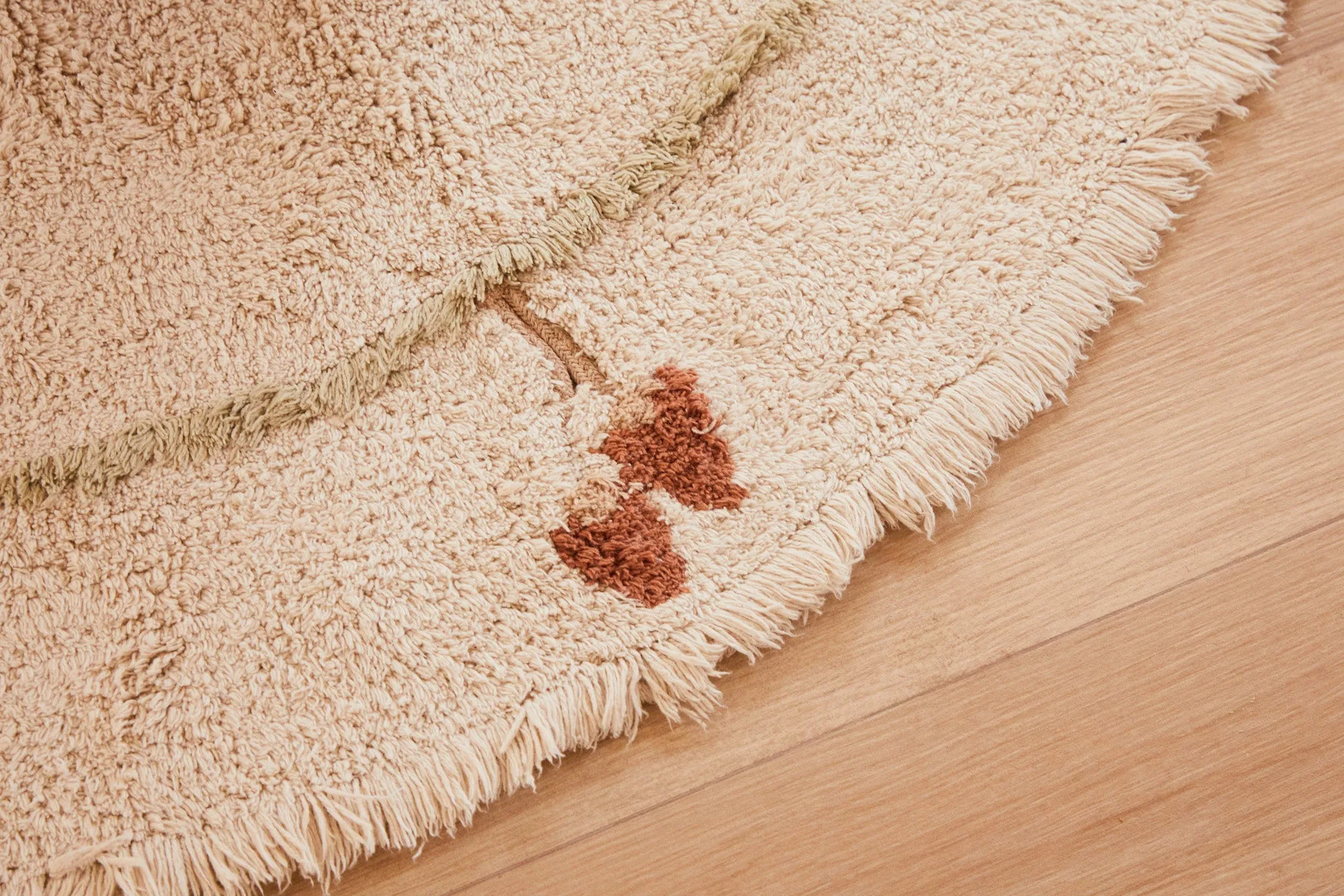 Chanterelle Mushroom Washable Rug