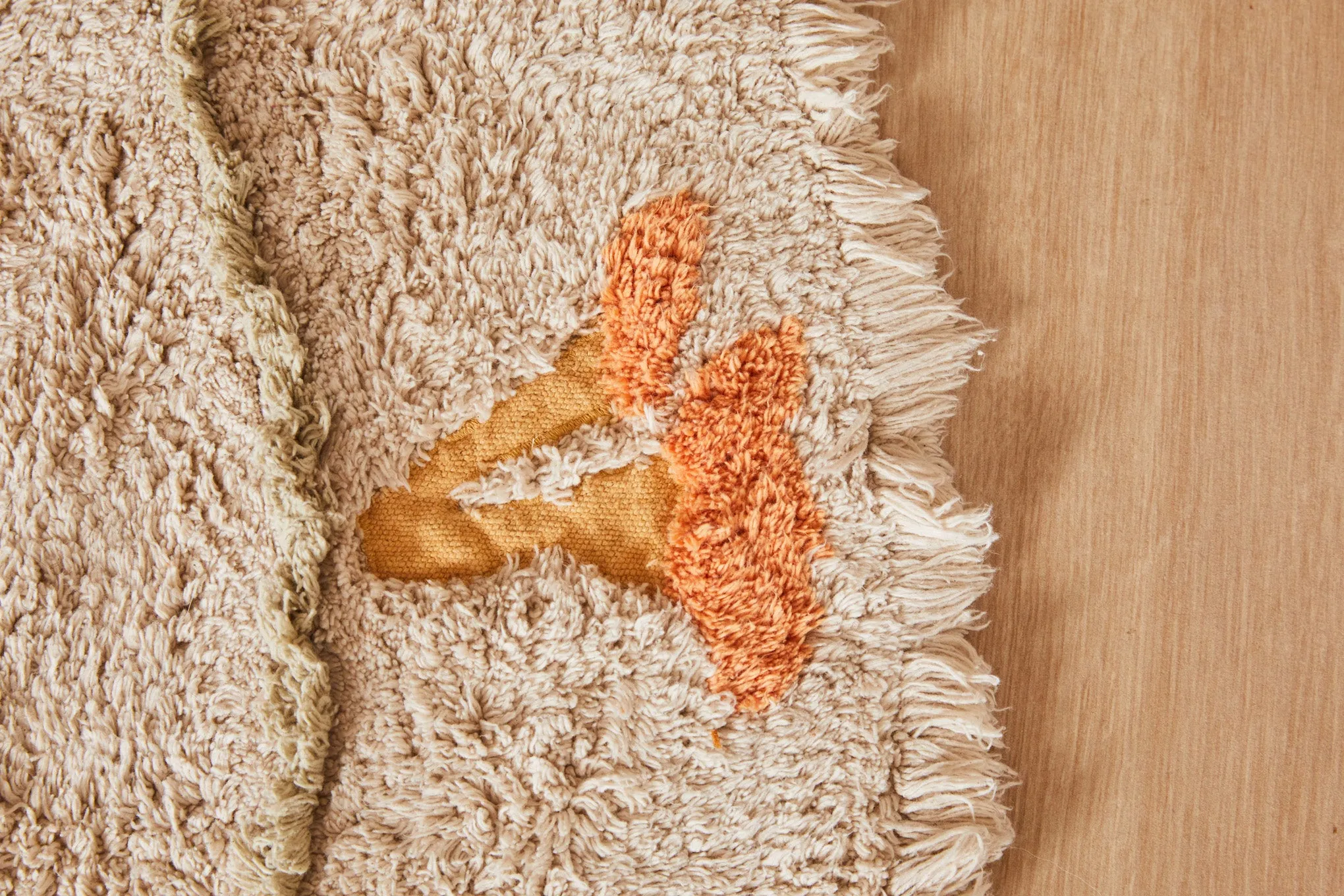 Chanterelle Mushroom Washable Rug