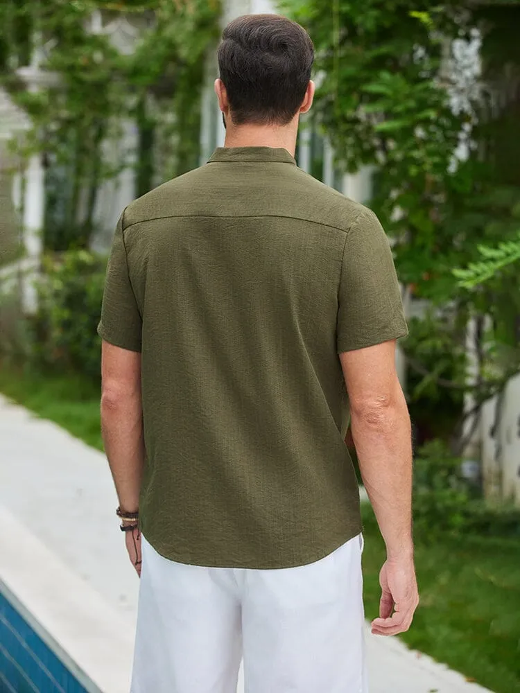 Classic Comfy Summer Henley Shirt (US Only)