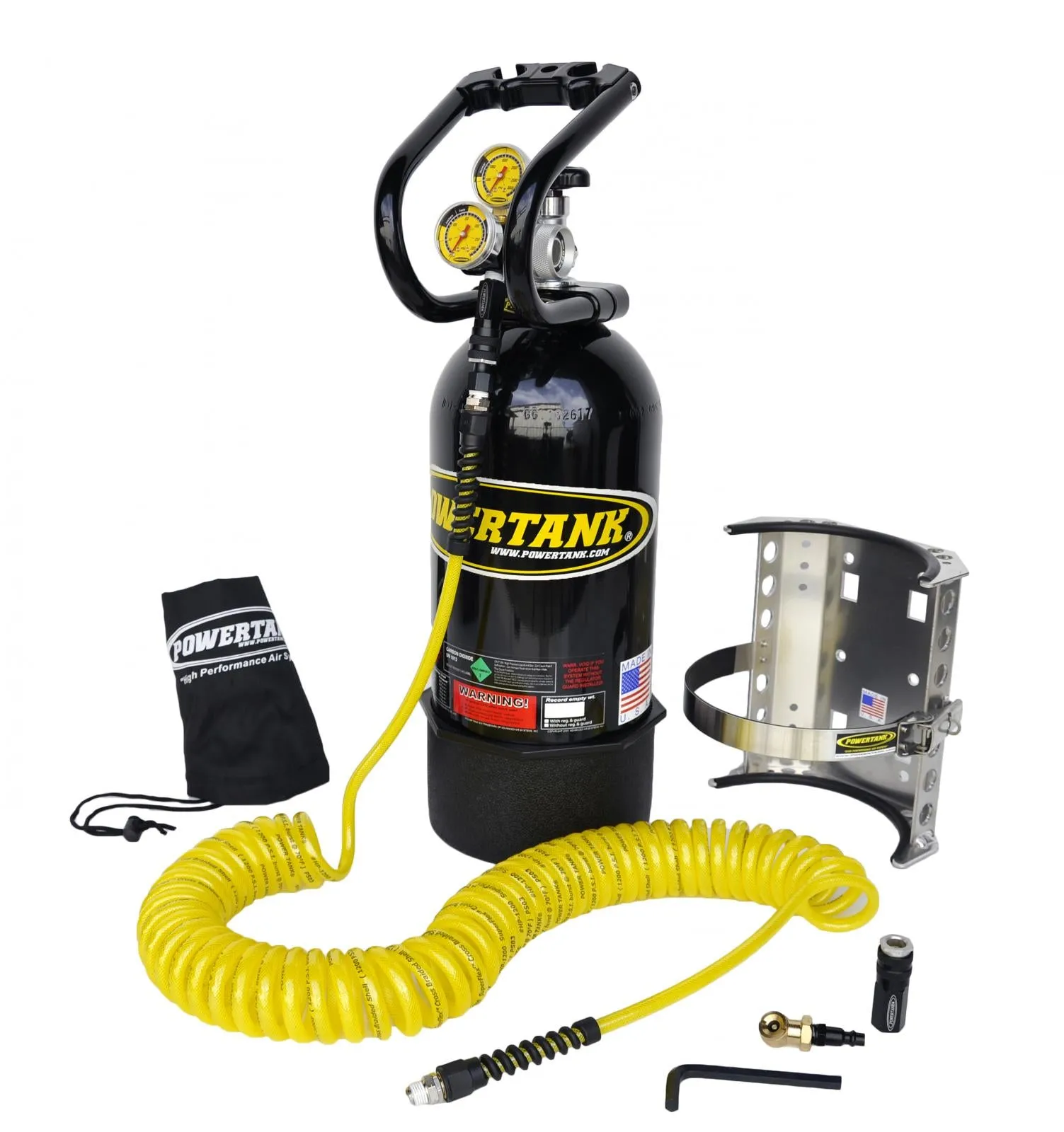 CO2 Tank 10 LB Package A System 400 PSI Power Tank