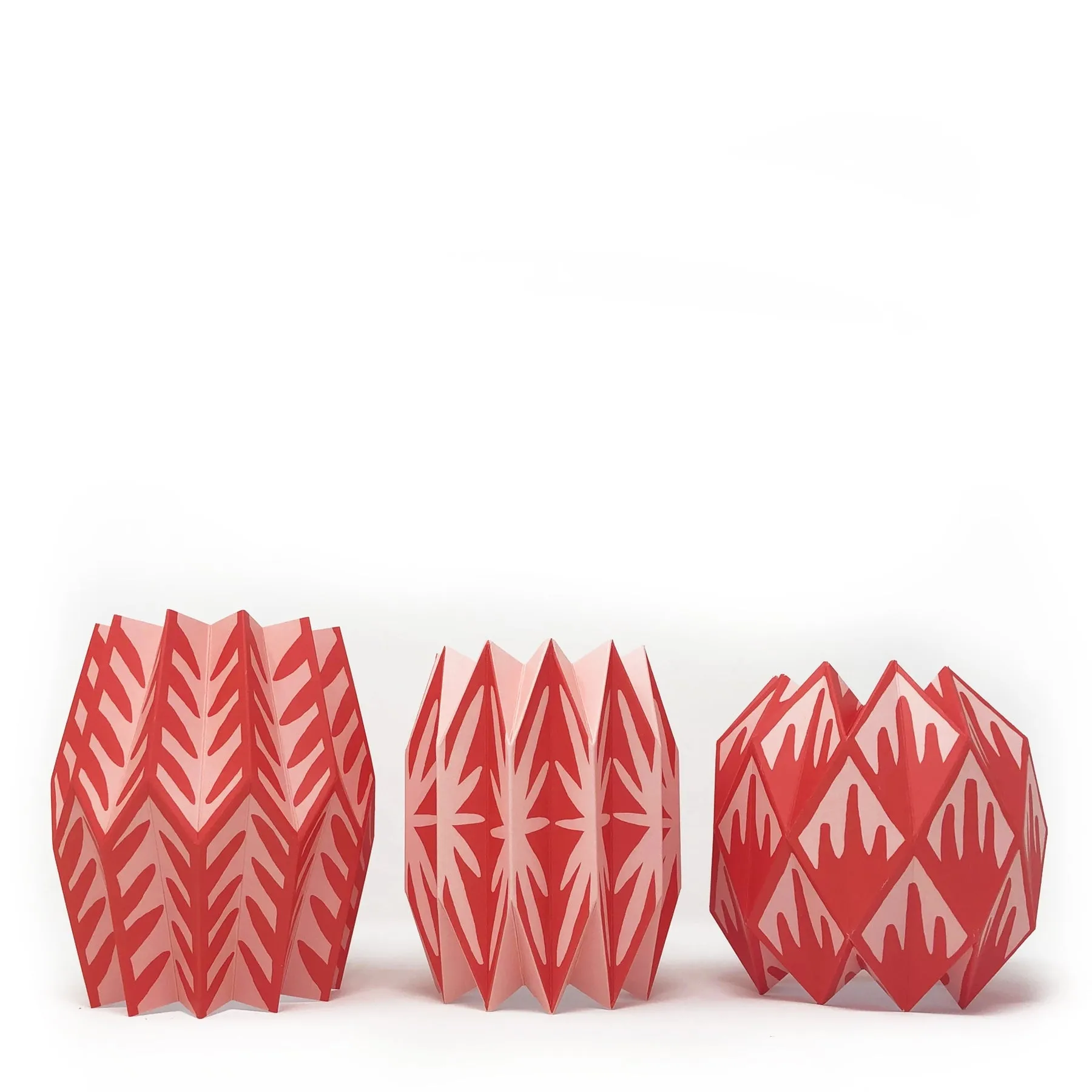 Coral Paper Vase Wrap