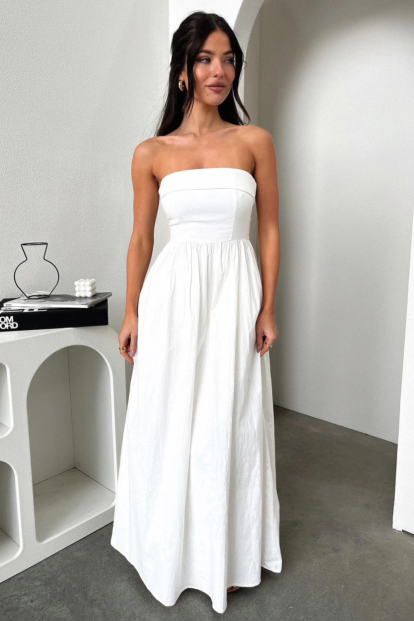 Cornell Maxi Dress - White