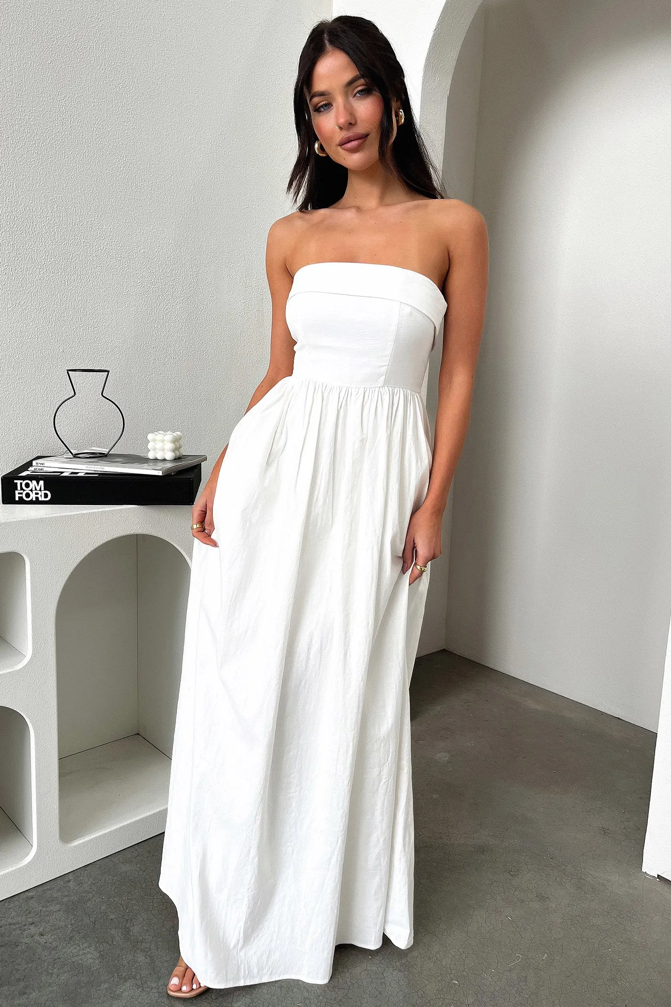 Cornell Maxi Dress - White