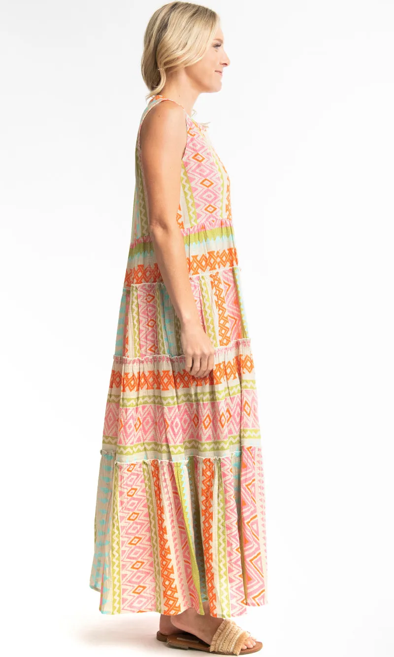 Cotton Dress Maxi Nicole