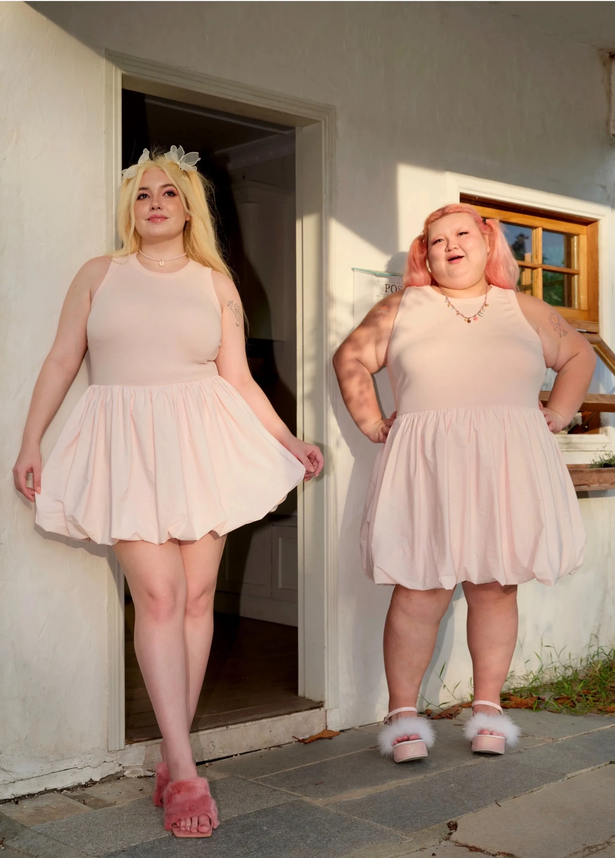 [Curve Beauty]Pink Dream Lover Dress