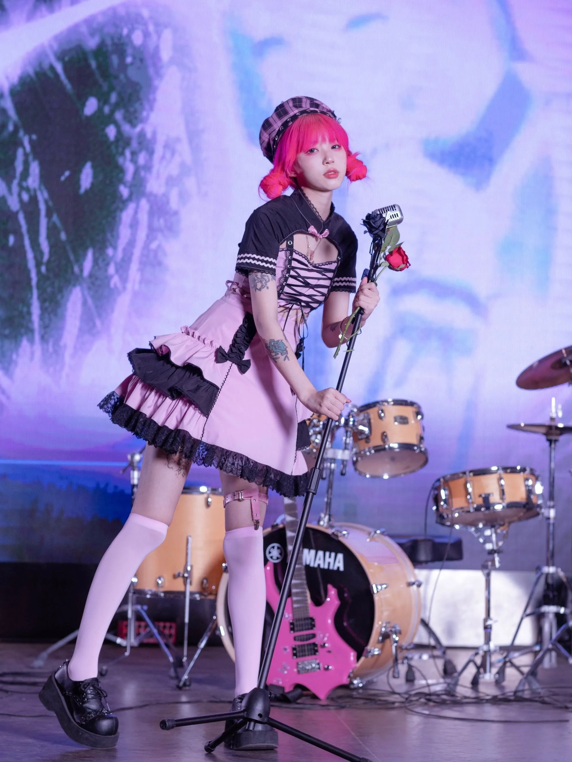 Cyber Punk Evil Idol Dress Set