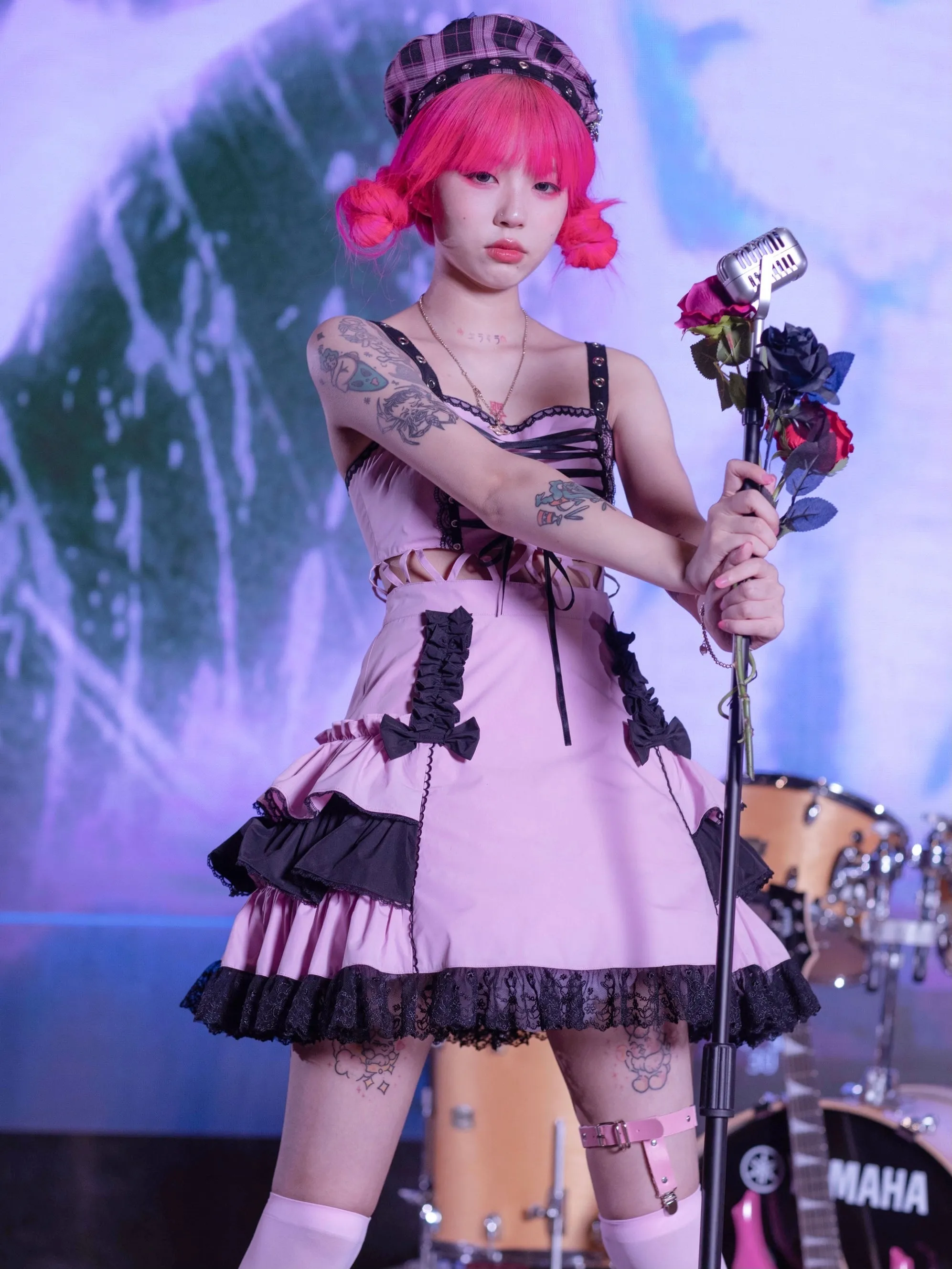 Cyber Punk Evil Idol Dress Set