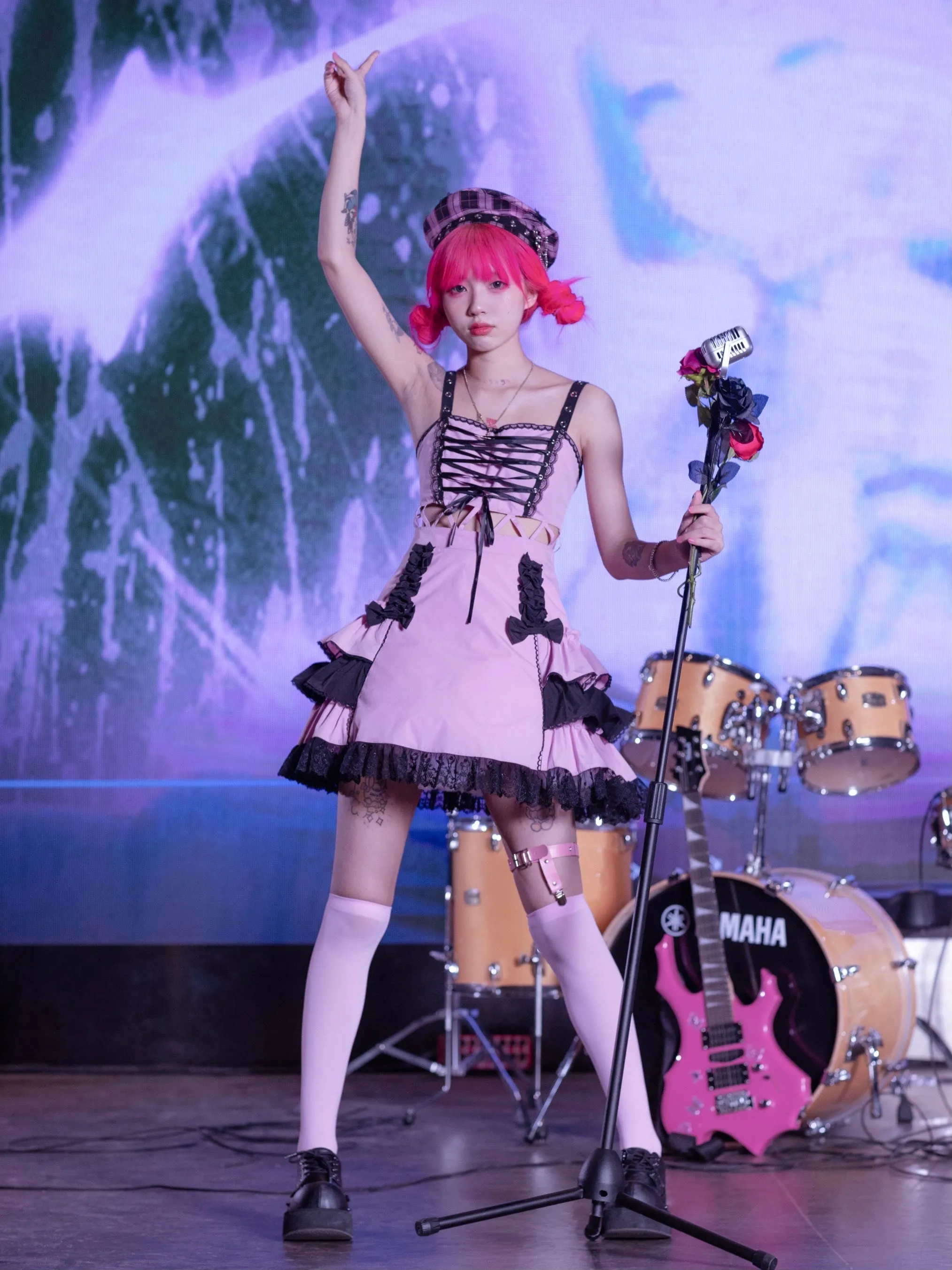 Cyber Punk Evil Idol Dress Set