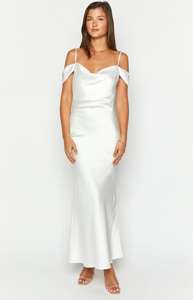 Darby White Maxi Formal Dress