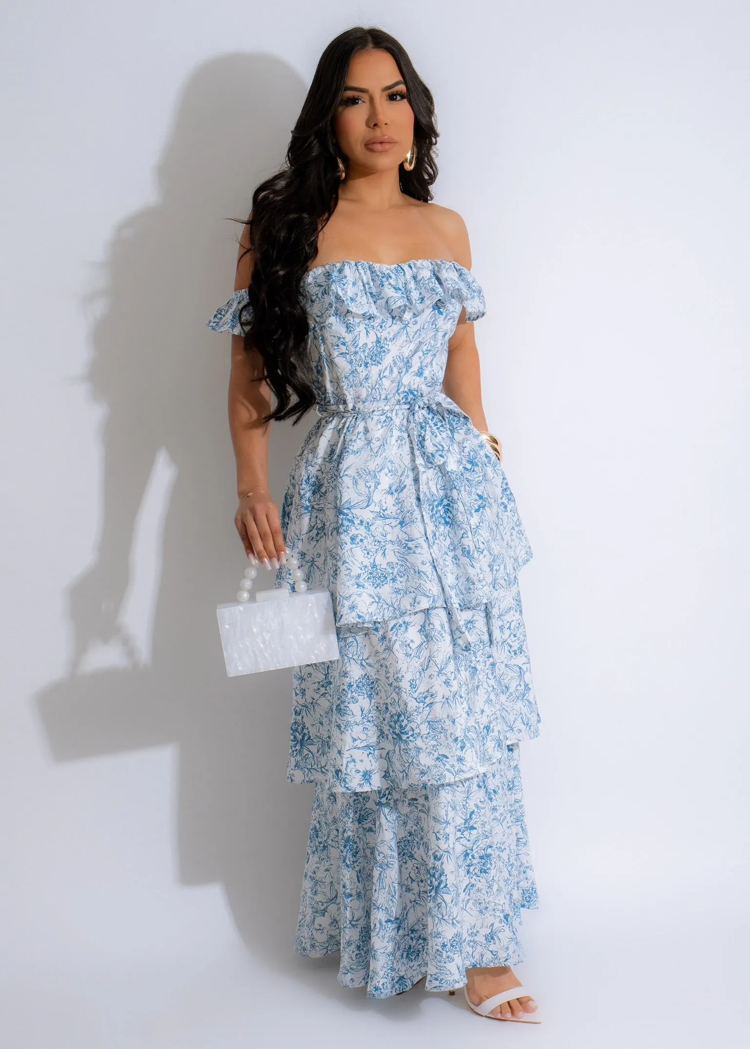 Day Dream Maxi Dress Blue