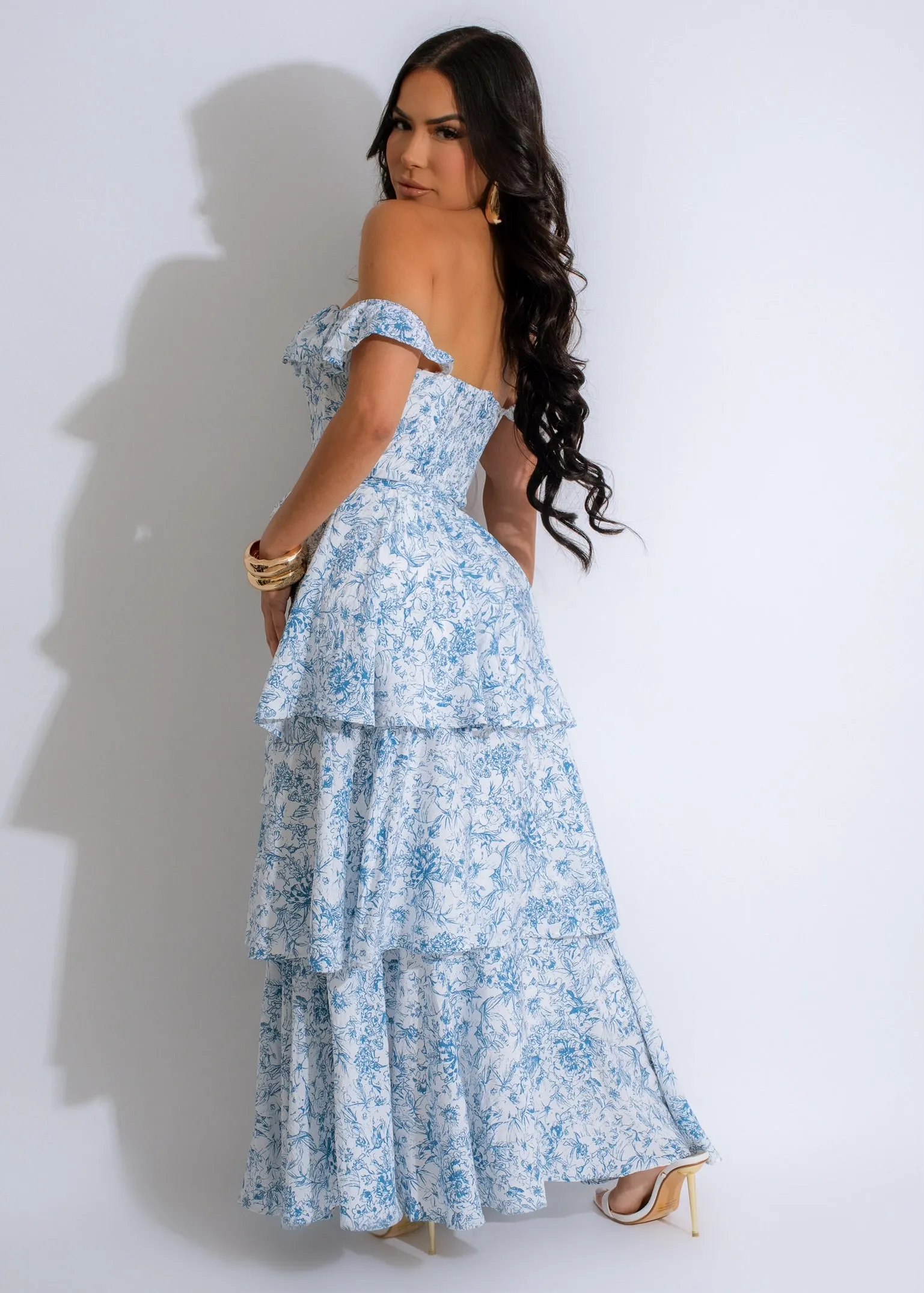 Day Dream Maxi Dress Blue