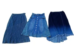 Denim Maxi Skirts - 16 pcs - 25/6/24