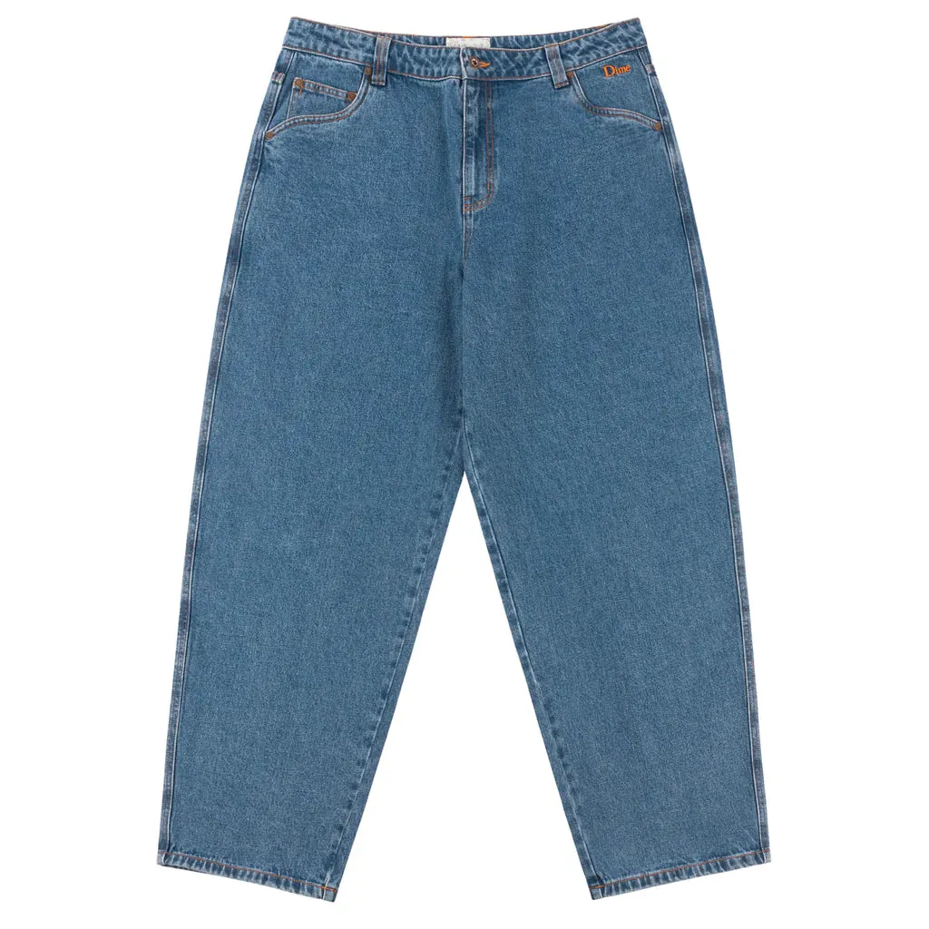 Dime MTL Classic Baggy Denim Pants - Indigo Washed