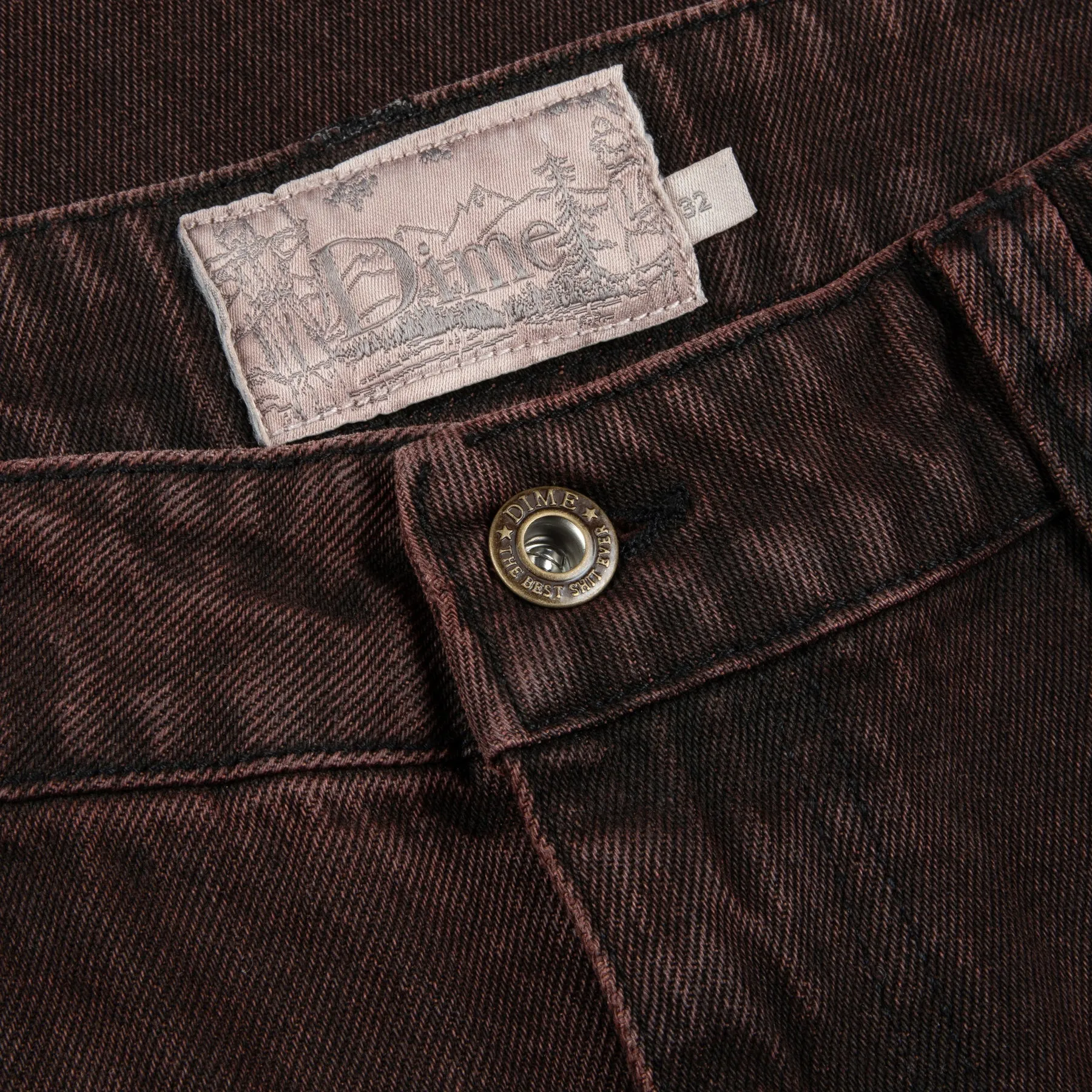 Dime MTL Classic Baggy Denim Pants - Sandblasted Copper