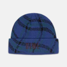 Dime MTL - Wavy Plaid Beanie - Teal