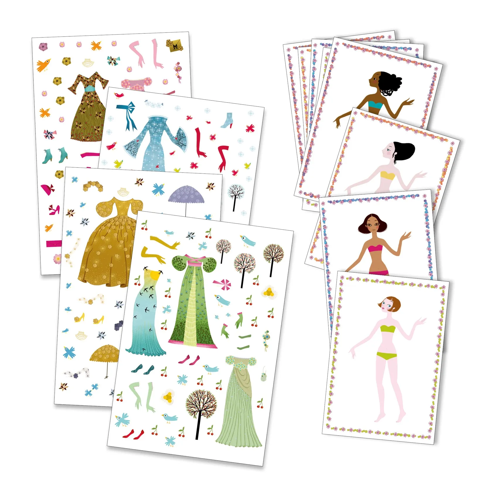 Djeco Stickers & Paper Dolls – Dress Through The Ages