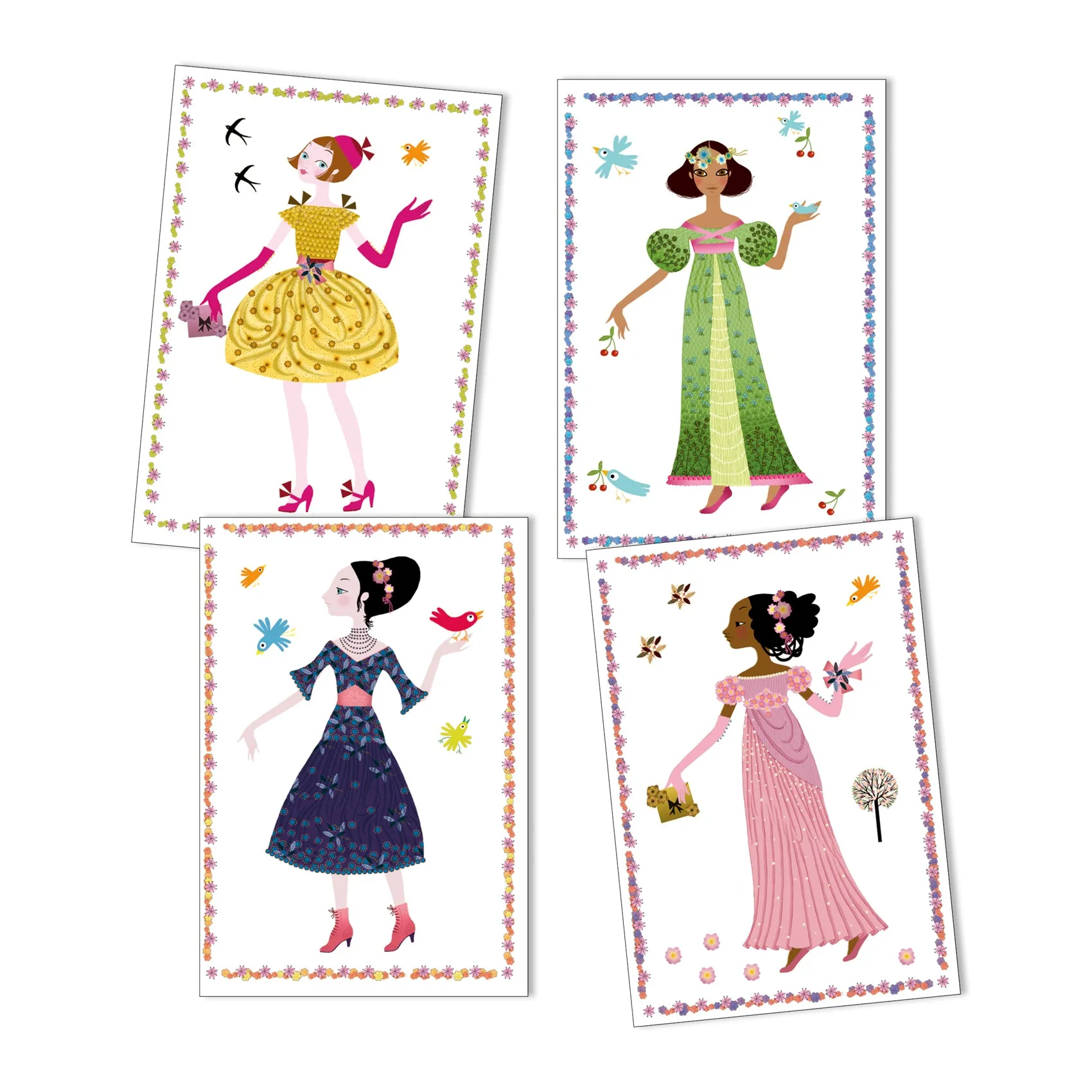 Djeco Stickers & Paper Dolls – Dress Through The Ages