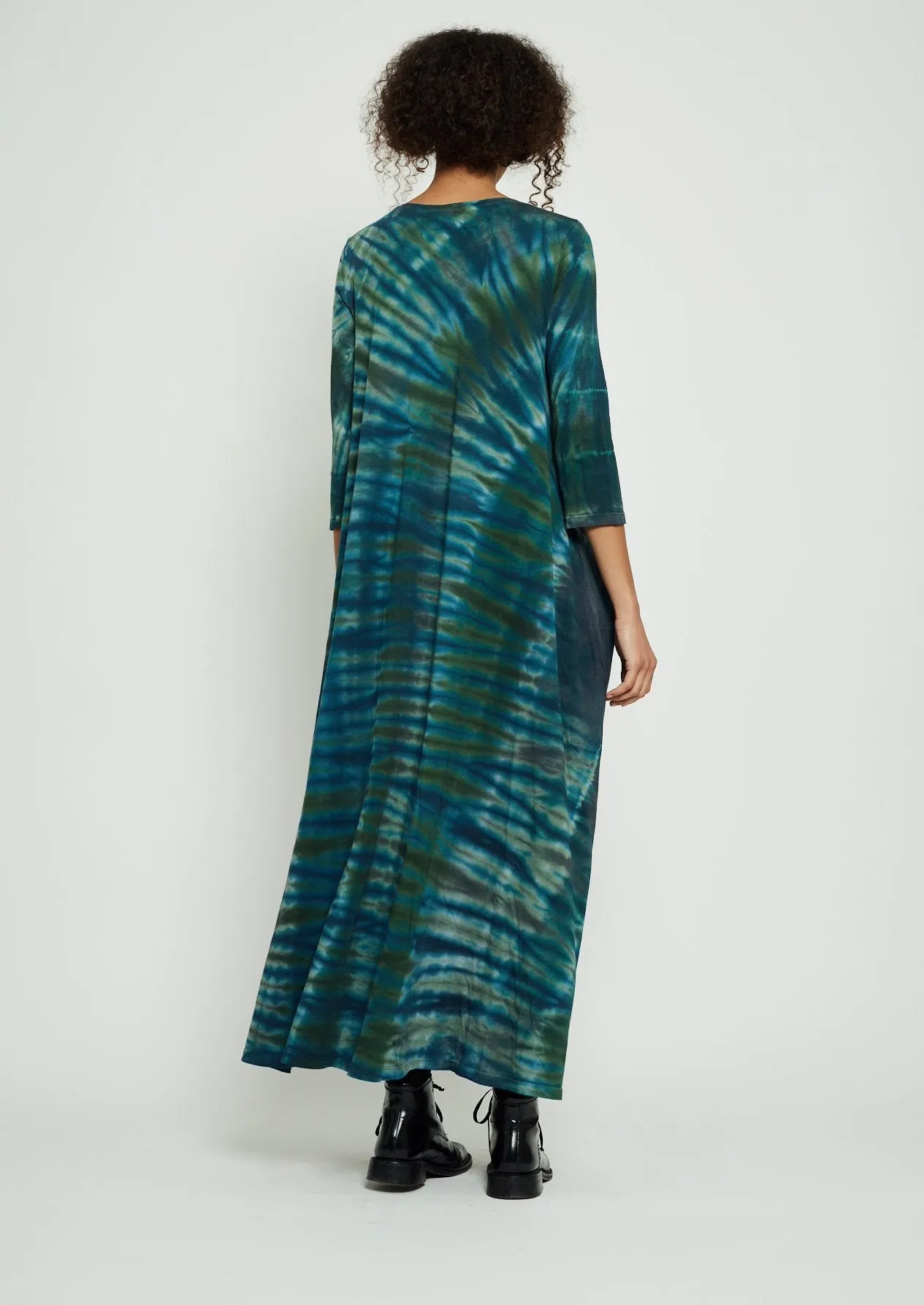 Drama Maxi Dress, Moss Aqua